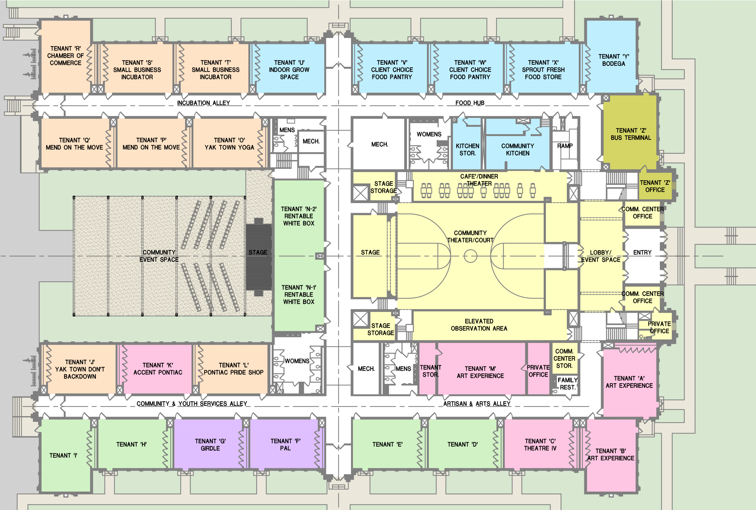 19027 - First Floor Tenant Plan (11x17) 1.20.2020